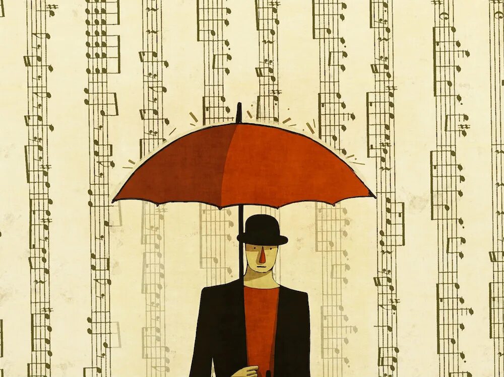 Тони ДЕМУРО. Иллюстрации к классическим произведениям. Мелодии с зонтиком. Продавец зонтиков