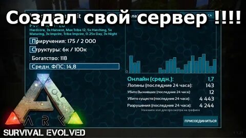 Ark survival сервера