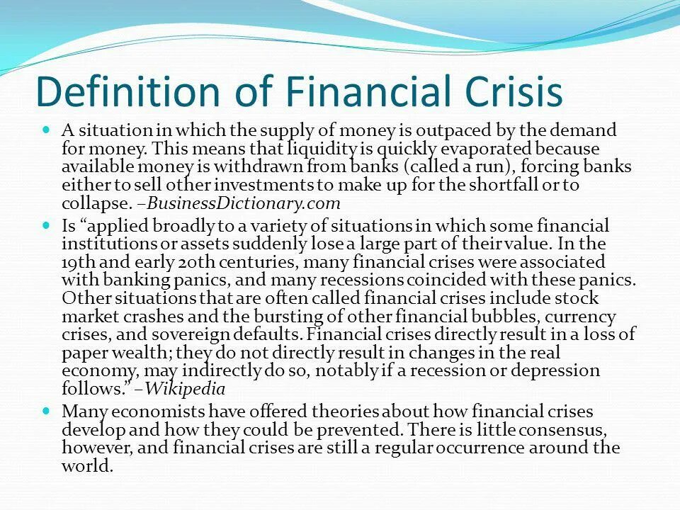 Situation definition. Crisis definition. financial crisis types. finance definition. crisis meaning.