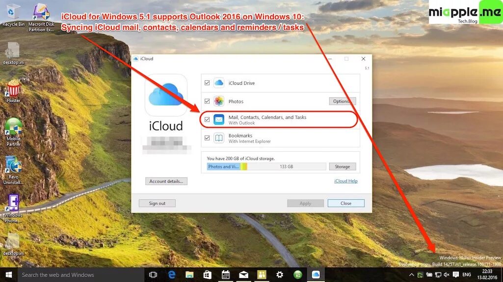 Icloud outlook. Фото icloud на windows. icloud на виндовс 10. icloud в проводнике windows. icloud for windows contacts.