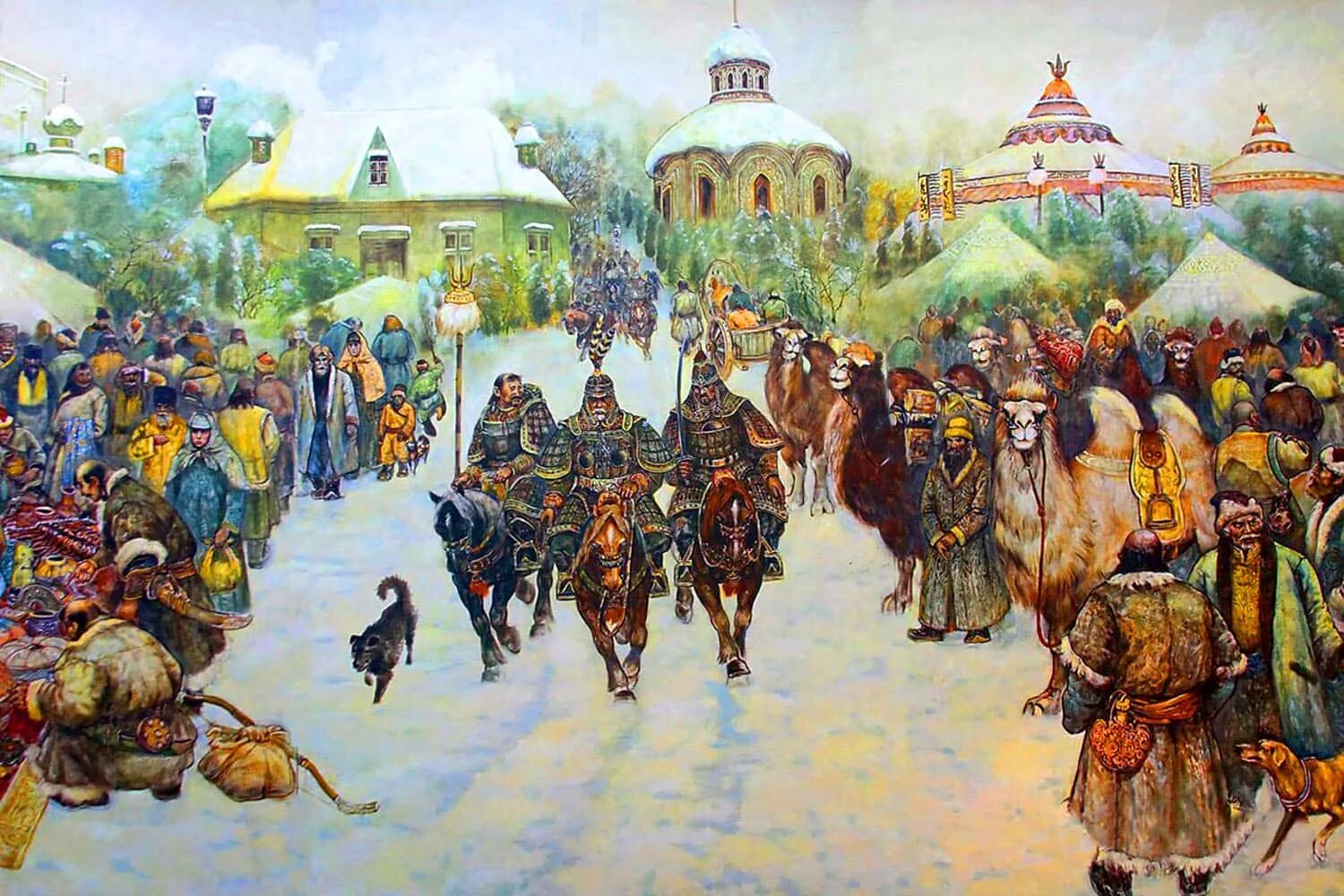 Жизнь золотой орды. Татаро-монгольское иго золотая орда. русь и золотая орда. татаро монголы золотая орда. баскаки в золотой орде это.