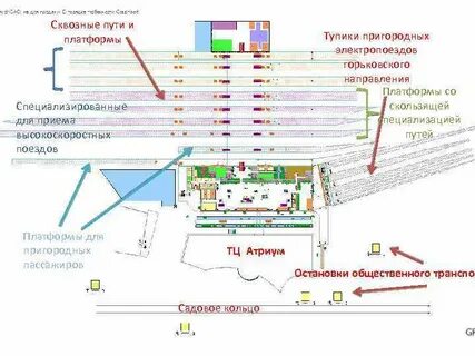 Вокзал восточный направления поездов