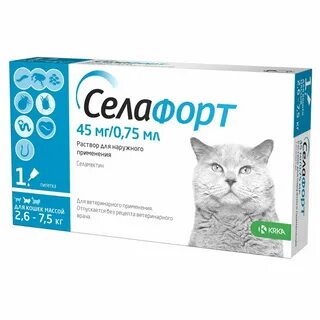 Селафорт от власоедов для кошек
