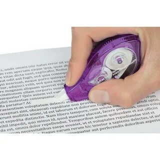 Как пользоваться корректирующей лентой