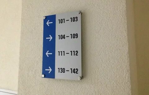 Номера квартир в подъезде
