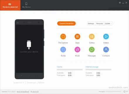Через программу xiaomi