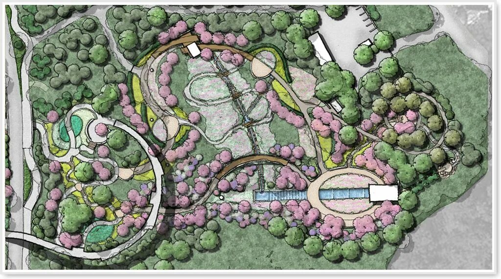 Проект ботаника тг. Генеральный план Бруклинского ботанического сада. Ландшафтный парк генплан парк. Атланта ботаник Гарден. Stowe Landscape Gardens генеральный план.