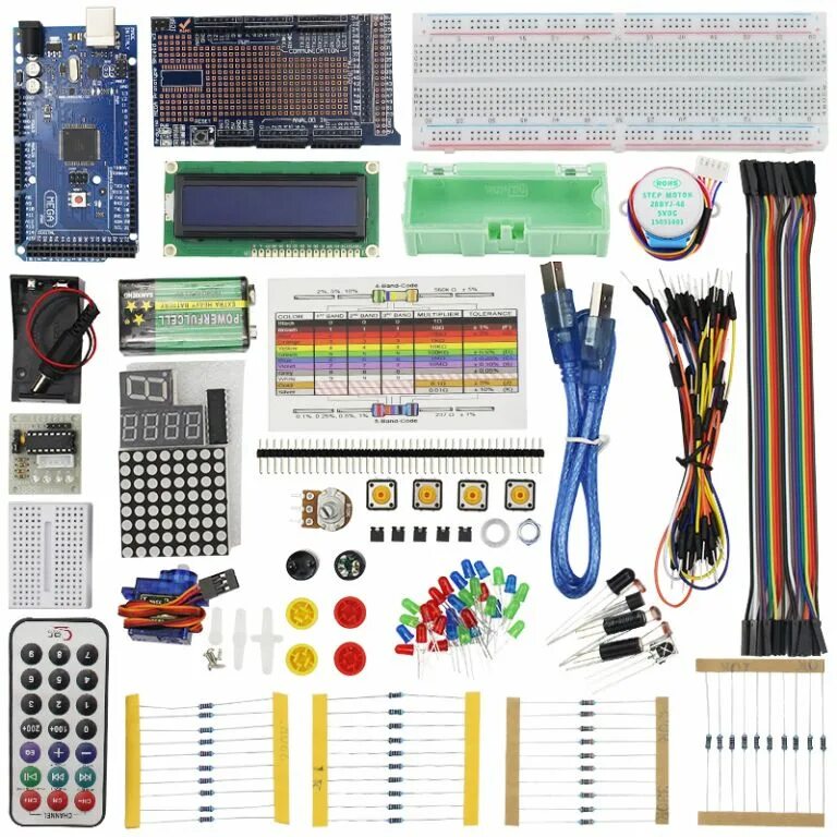 Набор starter kit. Arduino uno Starter Kit. Набор Starter Kit Arduino uno r3. Arduino Mega Starter Kit. Набор Starter Kit с контроллером Mega 2560.