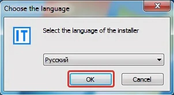 Installer на русском языке