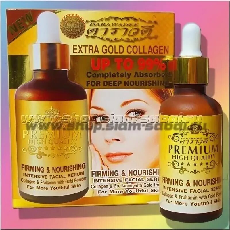 Extra gold. Сыворотка Darawadee. Сыворотка для лица Голд коллаген. Nourishing Firming. Косметика Collagen Deep nourishment.