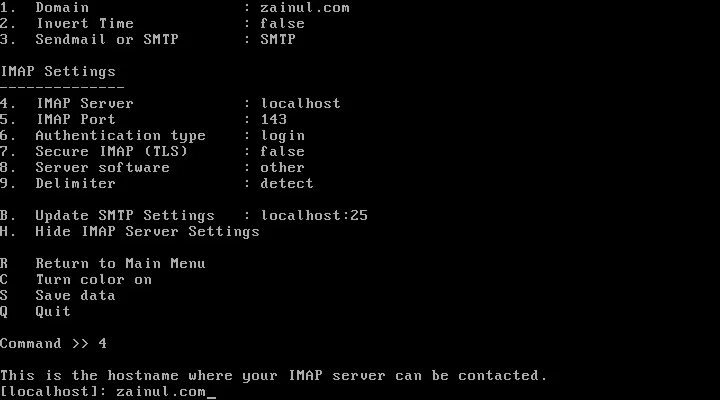 Mandrake Linux 10. SMTP mail Server localhost. Server Commands: [b]Rowser, [q]uit что значит. K72b cmd. Main c описание