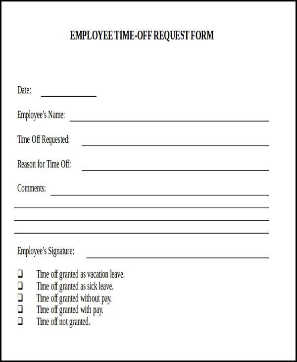 F request. Request form. Request form for time off vacation. Formal request. Day off request Letter to CEO.