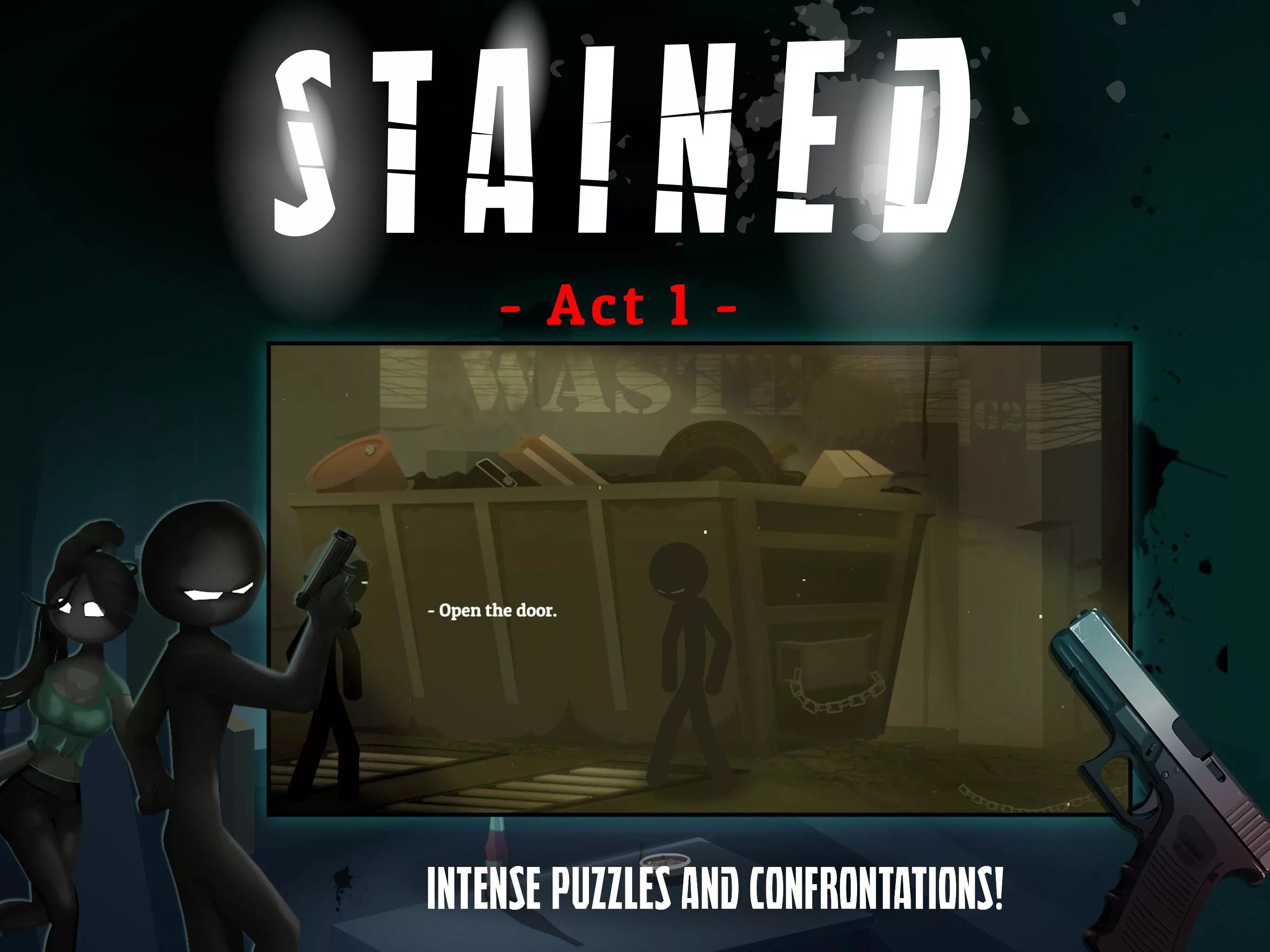 Stained Act 1. Stained игра. Stained Act 2. Stick Squad Sniper guys.
