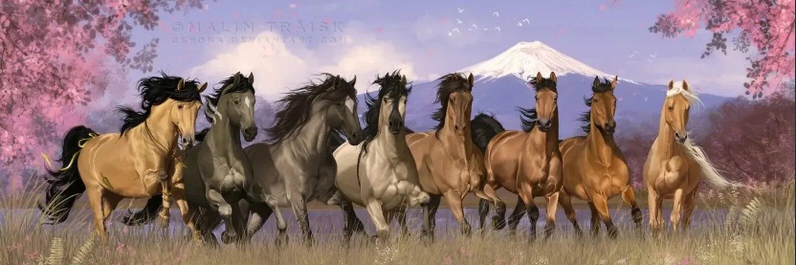 Стадо лошадей. 8 коней. Лошади в живописи. Табун лошадей табун лошадей картины. Картина табун лошадей по фен шуй.