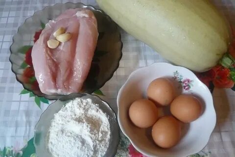 Кабачок яйцо чеснок