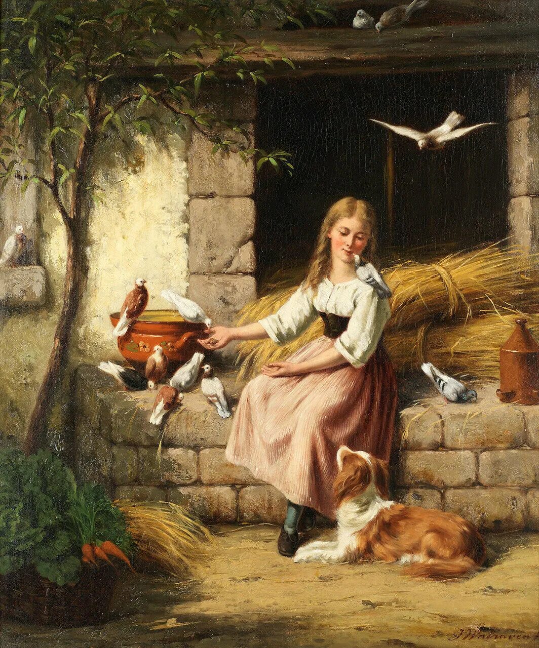 Jan Walraven художник. Художник Софи Жанжамбр Андерсон. Золушка живопись. Petting art