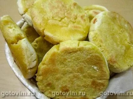 Мчади по грузински из кукурузной
