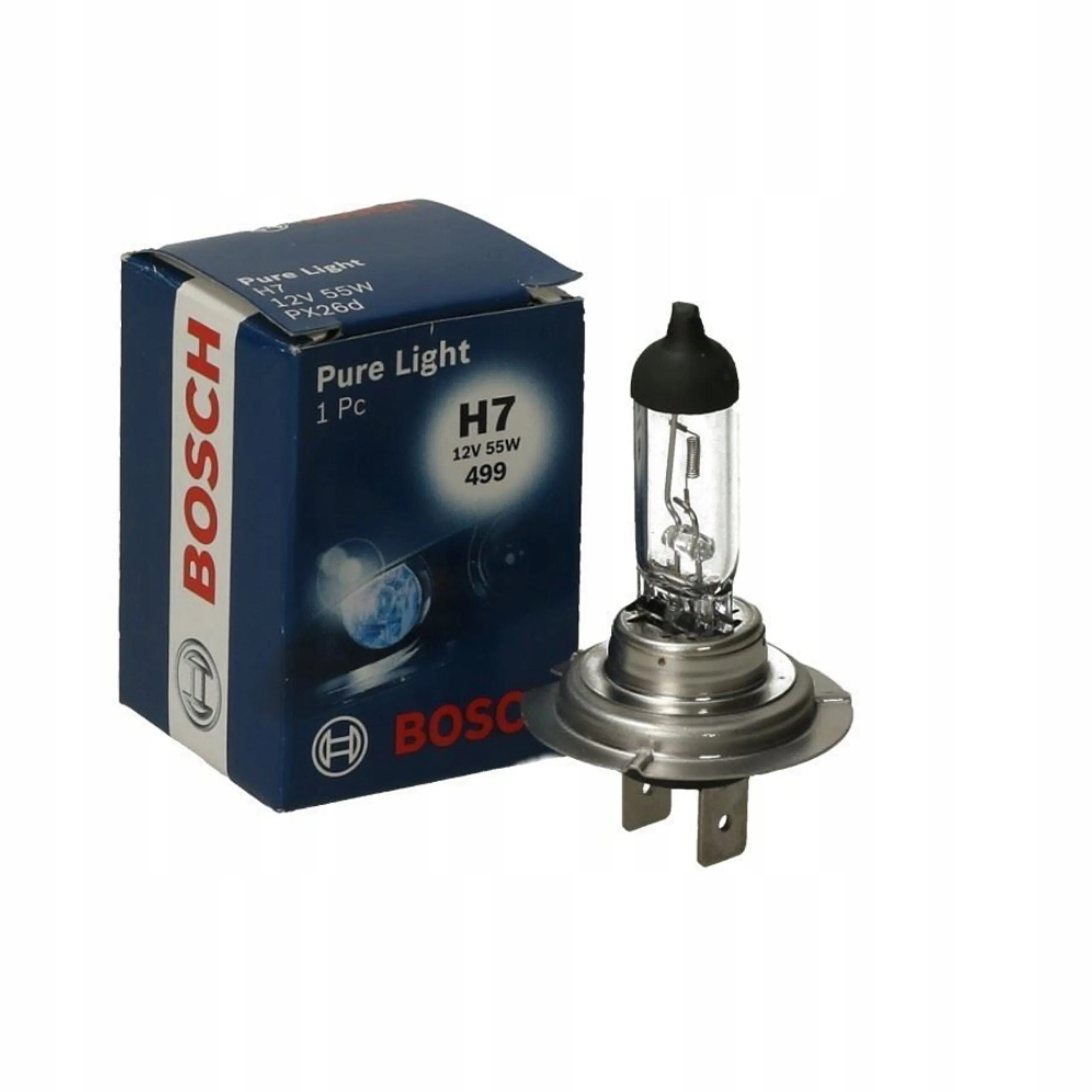 Автолампы bosch. H7 55w pure light px26d 1987302071. лампа фары н7 55w bosch pure light - standard 1987302071. лампа h7 12v 55w pure light-standart bosch. 1 987 302 071 bosch.