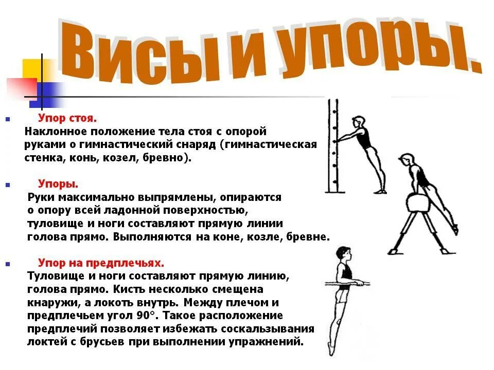 При выполнении каких упражнений