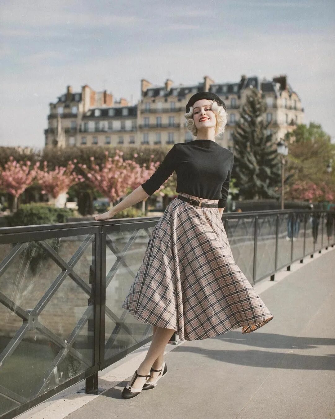 Beret Dreams - Lena Hoschek Autumn Winter 2012 Retro Chick Retro fashion vintage