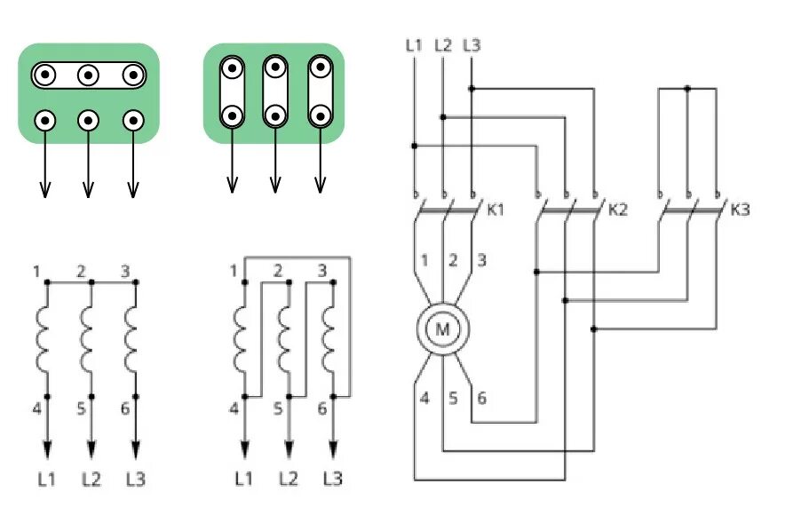 Соединение обмоток электродвигателя. Схема включения Эл двигателя звезда треугольник. Схема подключения электродвигателя звезда треугольник. Схема подключения Эл двигателя звезда треугольник. Схема подключения электродвигателя звезда треугольник 380.