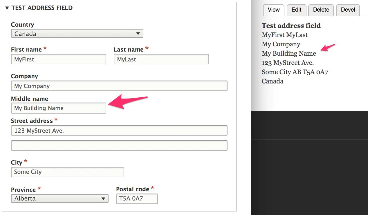 Address module. Middle name что это. address name. address name как заполнить. street address.