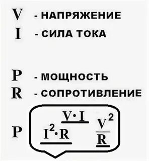 Работа через напряжение и время