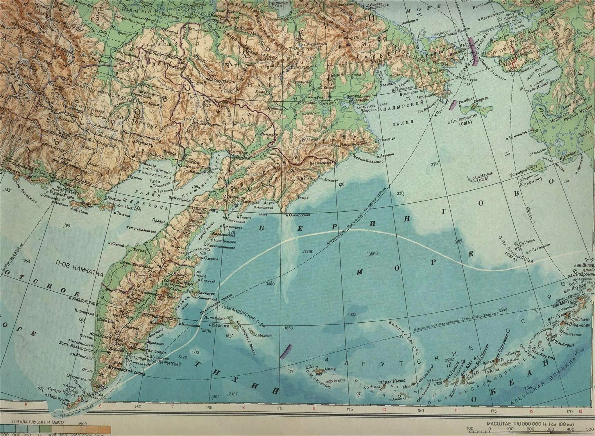 Дальний восток омывают моря тихого океана. Берингов пролив на карте Тихого океана. Берингово море на карте. Карта дальнего Востока и Камчатки.