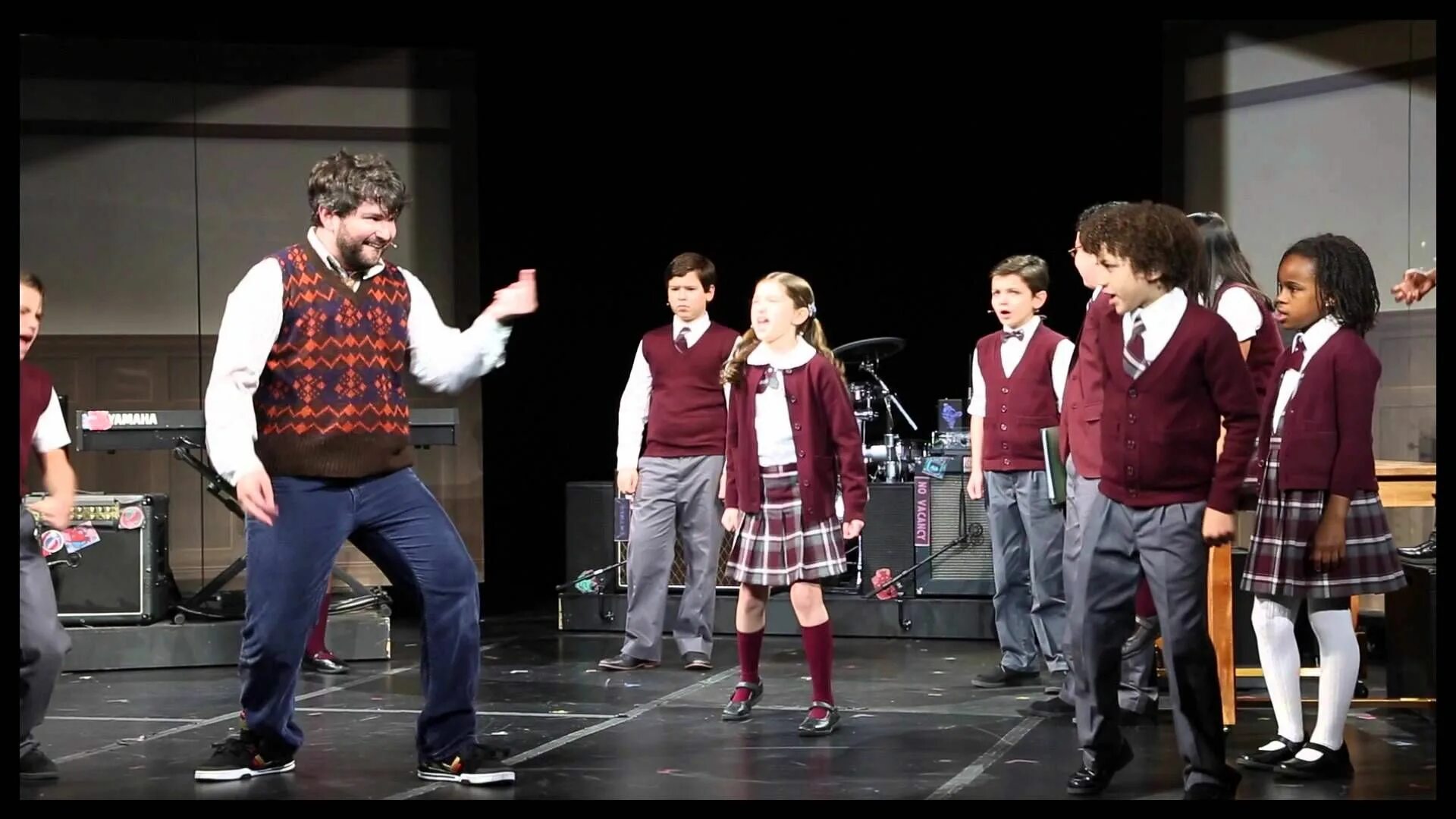 Show school. Алекс Брайтман школа рока. School of Rock Musical Alex Brightman обои. Школа рока Волгоград. Stick it to the man School of Rock.