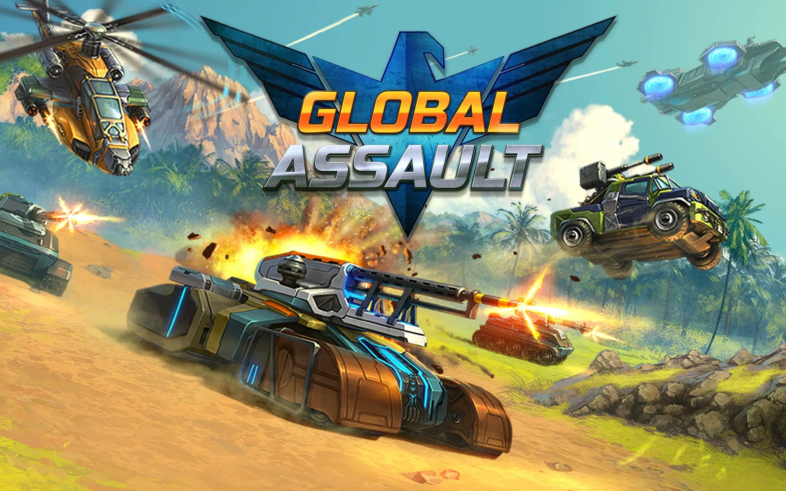 18 game apk. Игры Global Assault. Космические танки игра. Android игры. Танки в космосе игра.