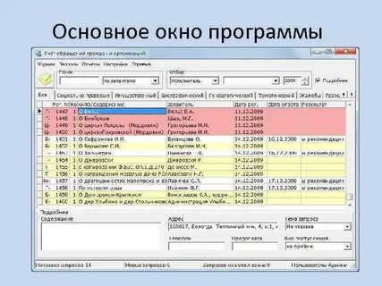 Программа учет обращения граждан