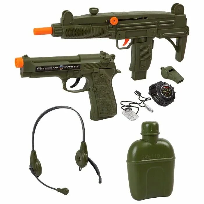 Купить недорого оружия. Игровой набор Shenzhen Toys Special Forces к61641. Игрушечное оружие. Набор игрушечного оружия. Набор оружия "военный".