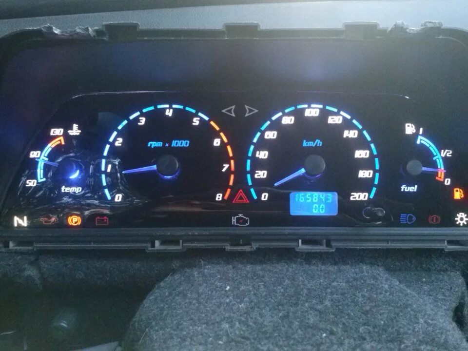 Электронная приборка Gamma GF615 - Lada 21103, 1,5 л, 2004 года тюнинг DRIVE2