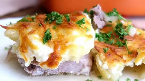 Мясо по французски с овощами