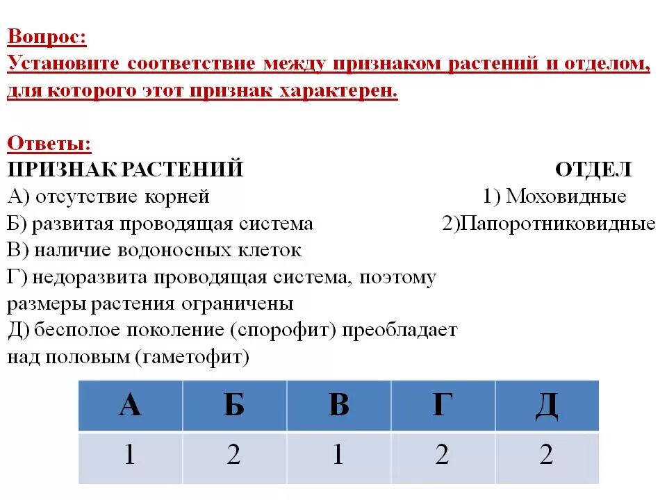 Установите соответствие между ответами. Соответствие между признаками и отделами растений. Установите соответствие между признаками. Установите соответствие между признаками и отделами растений. Установи соответствие между признаком растений и отделом.