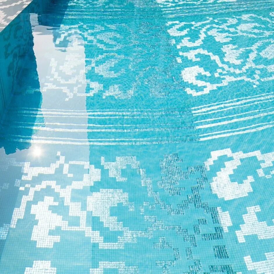 Можно добавлять белизну в бассейн. Мозаика bisazza панно. панно из мозаики bisazza. мозаика для бассейна. цвет мозаики для бассейна.
