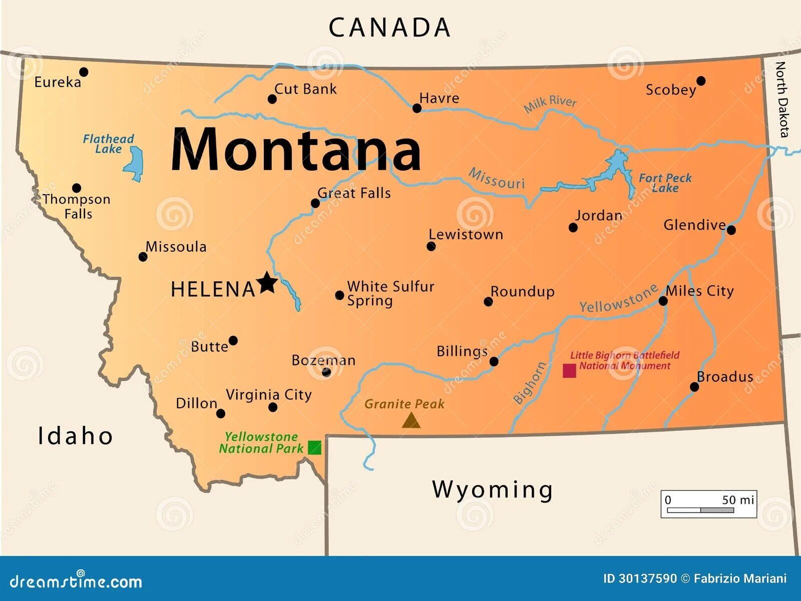 Штат Монтана на карте США. Карта штата Монтана с городами. Штат Монтана на карте Америки. Штат монтана на карте