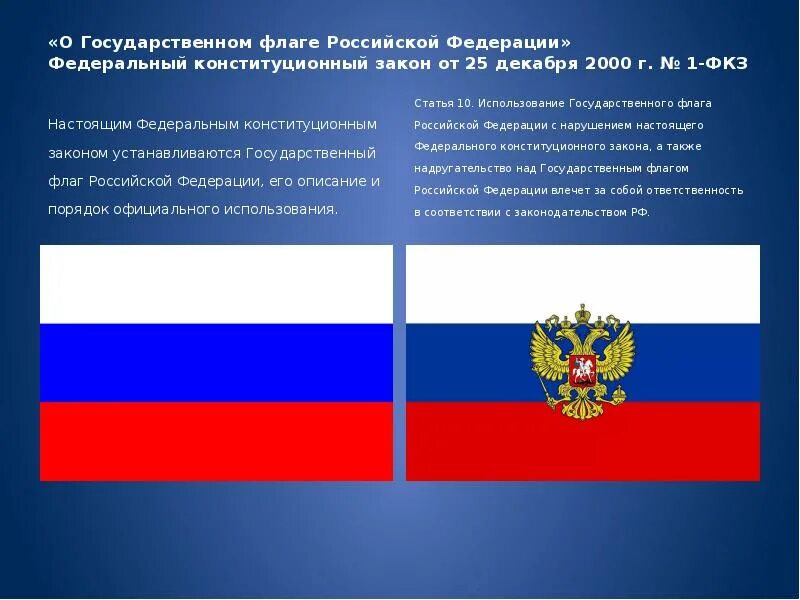 Описание порядок использования государственного флага. Государственный флаг российской 1 федерации. 1 фкз от 25.12.2000 о государственном флаге рф. о государственном флаге российской федерации от 25 декабря 2000 г 1-фкз. закон флага.
