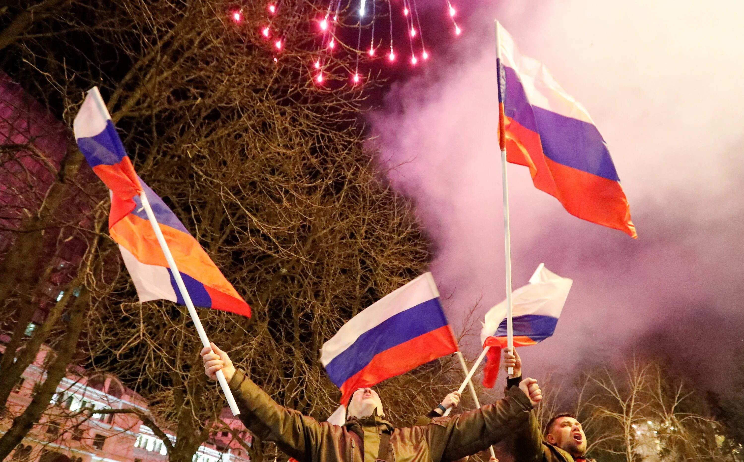 Донбасс празднует. Украина – это Россия. Украина признала независимость. Россия украина видел
