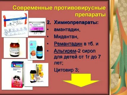 Рекомендации противовирусных препаратов