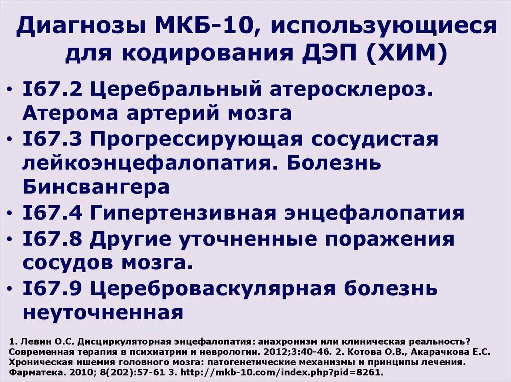 Дэп код по мкб 10 у взрослых