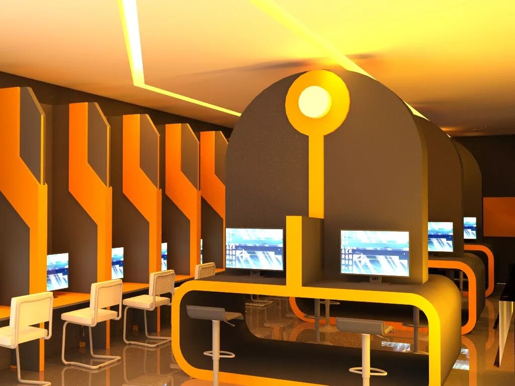 Интернет кафе это. Интернет кафе. Интерьер интернет кафе. Современные интернет кафе. Дизайн компьютерного клуба.