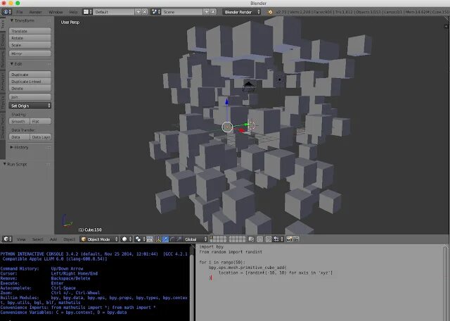 Blender python scripting. Пайтон блендер. Блендер и Python. Blender Python object. Python Blender Контехты и атрибуты object.