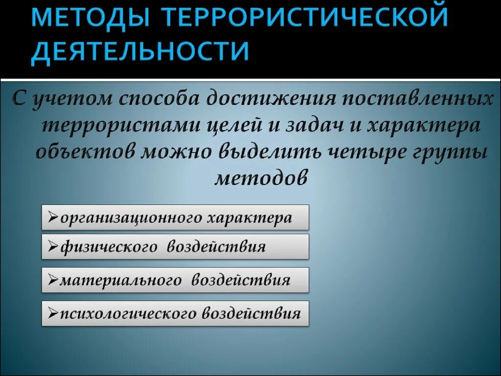 Формы воздействия терроризма. Методы террористической деятельности. Назовите методы террористической деятельности. Способы осуществления террористической деятельности. Формы и методы террора.