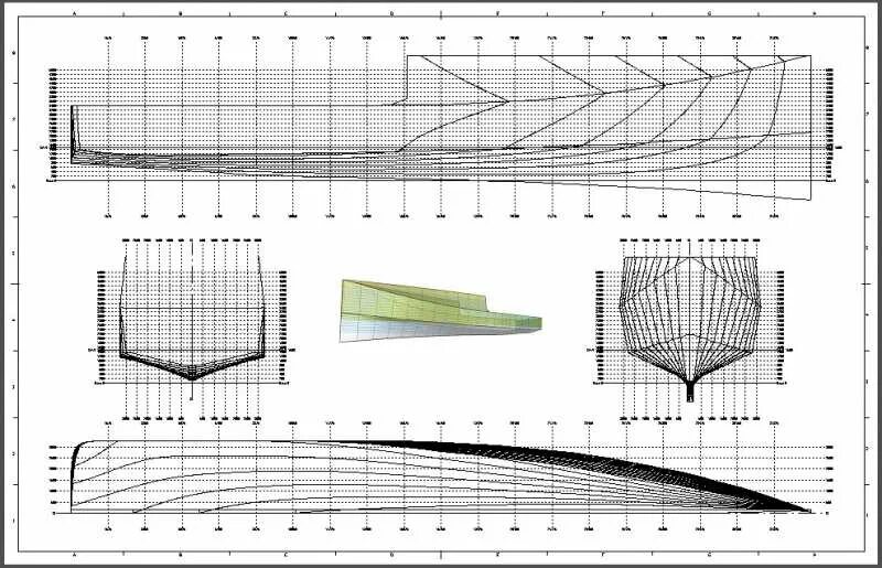 X Bow обводы. Чертеж судна x-Bow. Обводы лодок для глиссирования. Чертеж катера с x-Bow. Lines plan