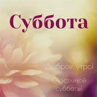 Стильная картинка доброе утро субботы