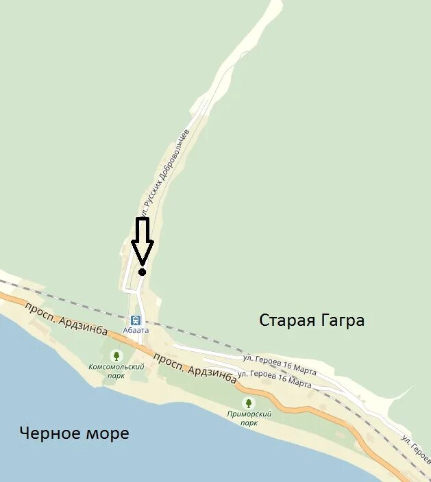 Гагры где находится