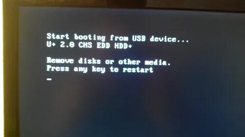 Starting from usb device