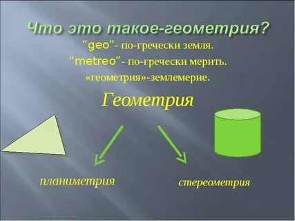 Презентация по геометрии
