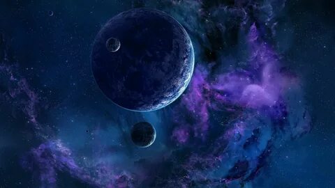 Planets the universe space